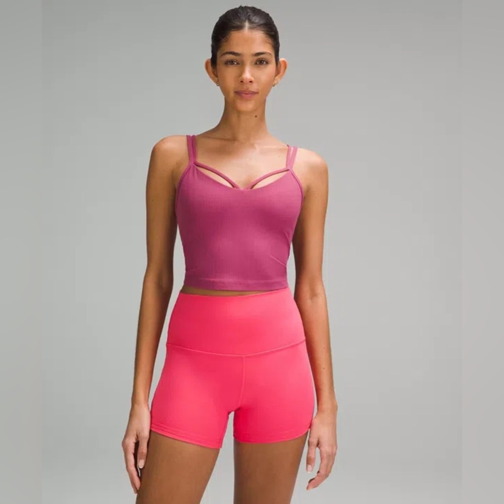 Lululemon Align Strappy Ribbed Tank Top size 4 Washed Mauve WAHM
